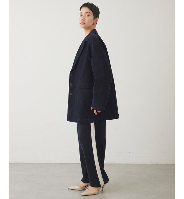 THE PAUSE「【THE PAUSE】フロッキーデニムジャケット」|デニムジャケット|