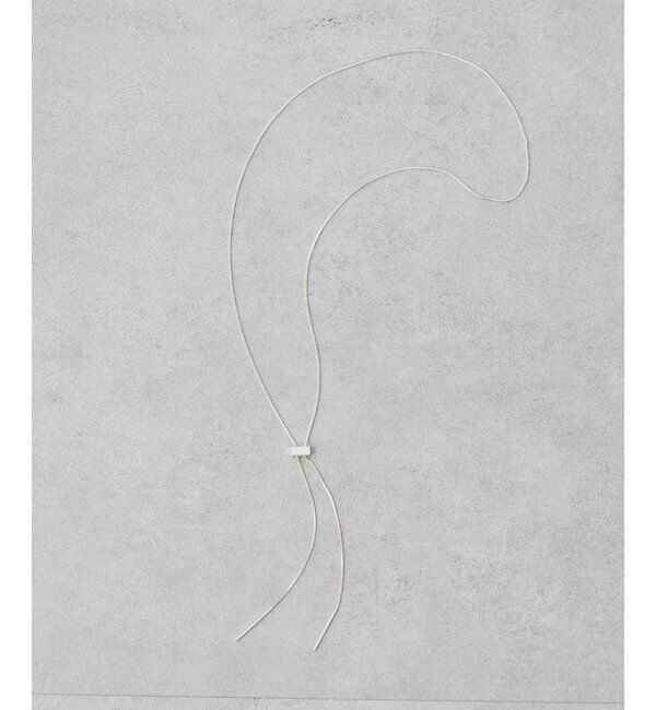 THE PAUSE「【THE PAUSE】スライダータイネックレス」|リング|