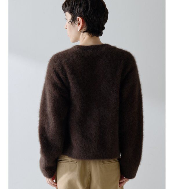  「ファーボタンジャケット」|ニット・セーター|