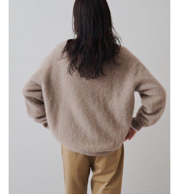  「ファーVプルオーバー」|ニット・セーター|