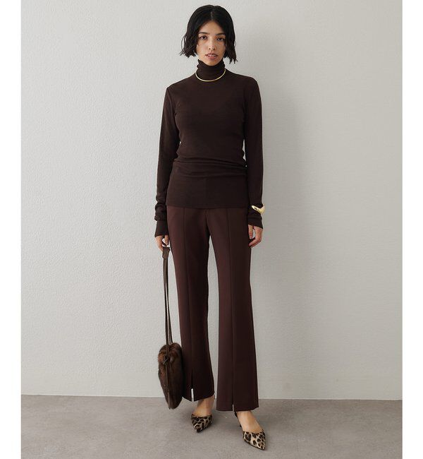  「ウール混カットタートルプルオーバー」|Tシャツ・カットソー|