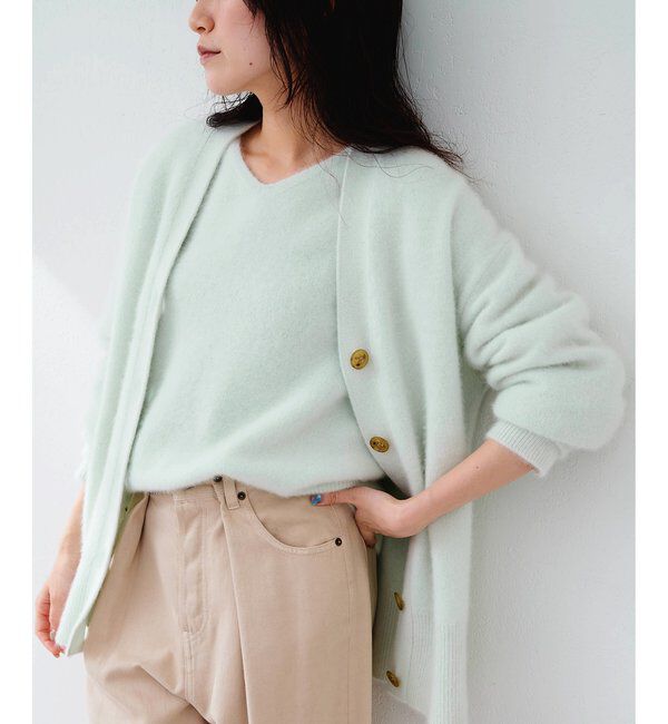  「フォックスウールロングカーディガン」|ニット・セーター|