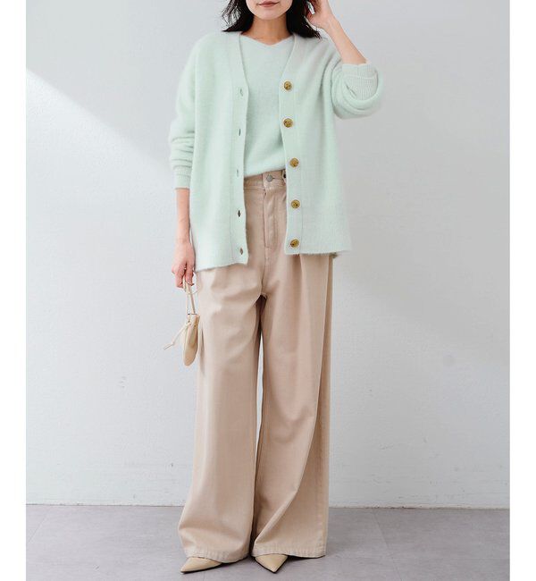  「フォックスウールロングカーディガン」|ニット・セーター|