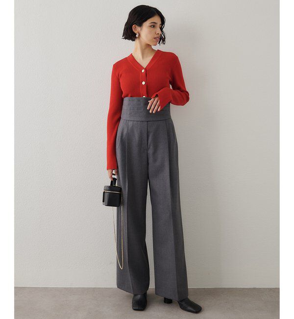  「リブニットカーディガン」|ニット・セーター|