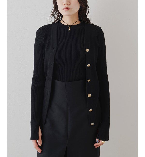  「リブニットカーディガン」|ニット・セーター|