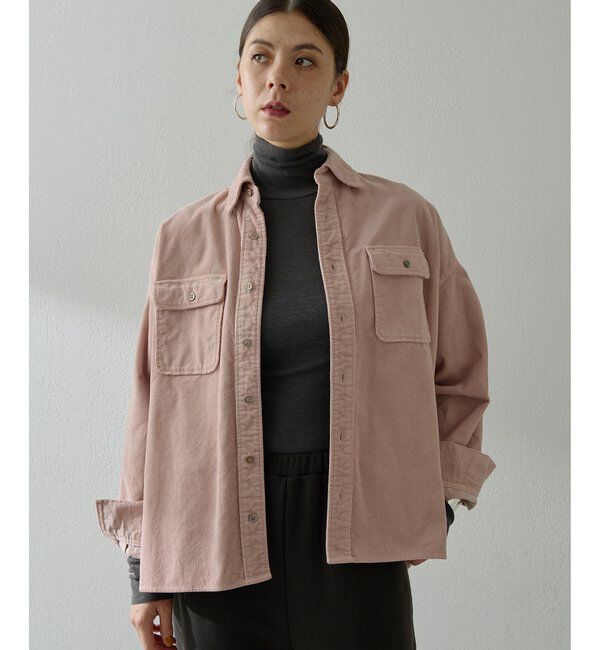  「コールシャツ」|シャツ・ブラウス|ピンクベージュ
