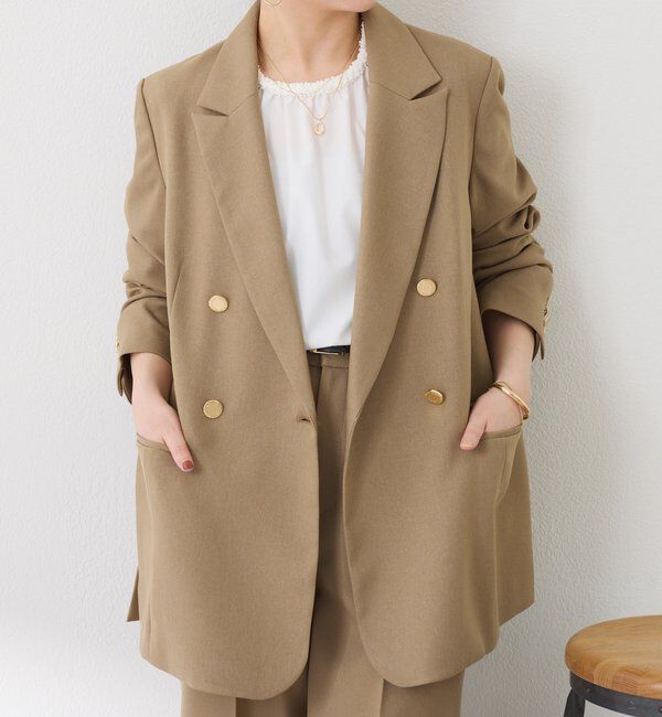  「ウールライクダブルジャケット」|デニムジャケット|