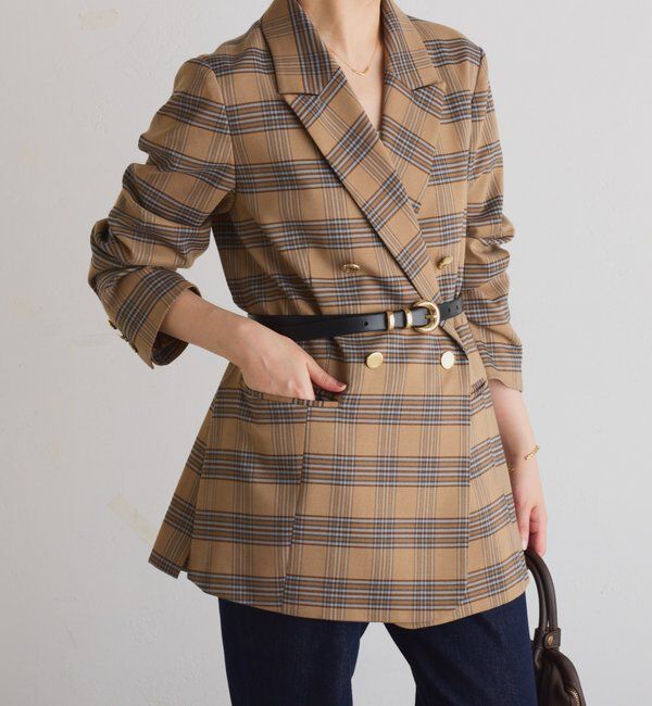  「ウールライクダブルジャケット」|デニムジャケット|