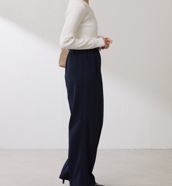  「ヘンリーネックVニット」|ニット・セーター|