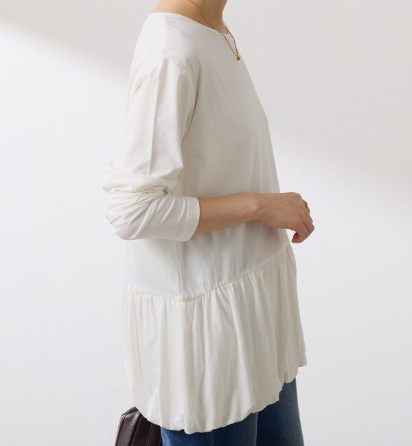  「裾バルーンロンT」|Tシャツ・カットソー|