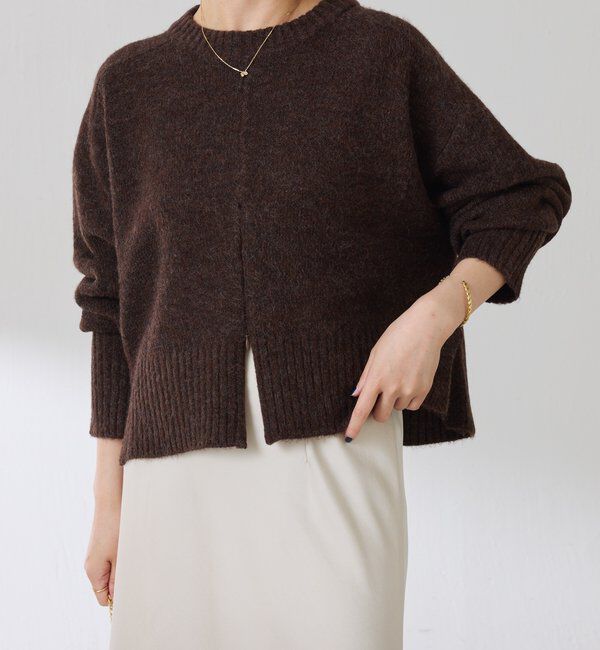  「ヤクライクショートニット」|ニット・セーター|