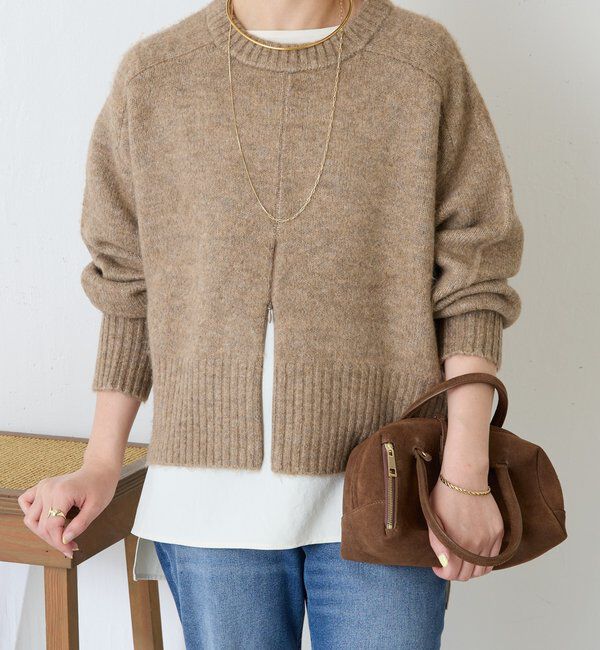  「ヤクライクショートニット」|ニット・セーター|