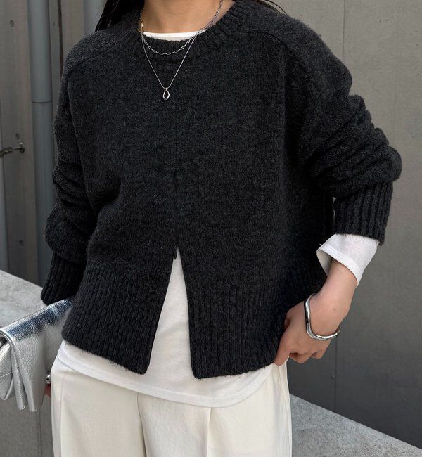  「ヤクライクショートニット」|ニット・セーター|