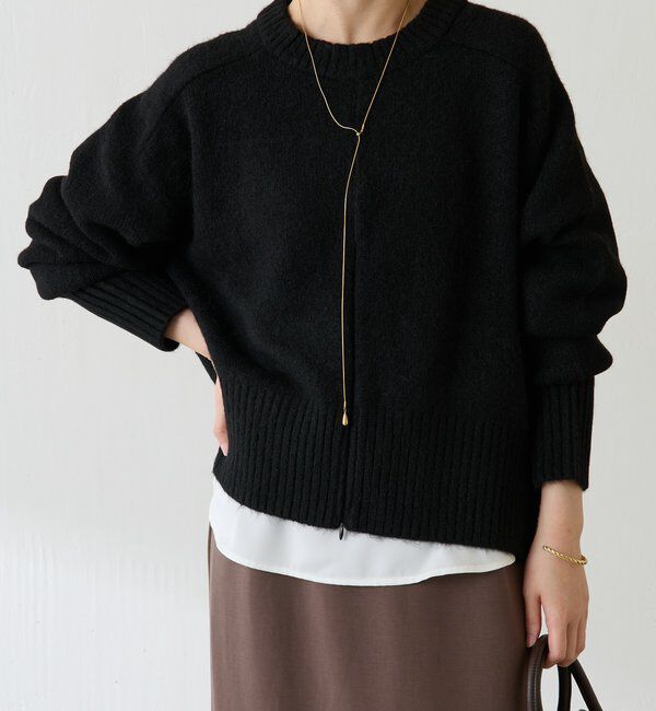  「ヤクライクショートニット」|ニット・セーター|