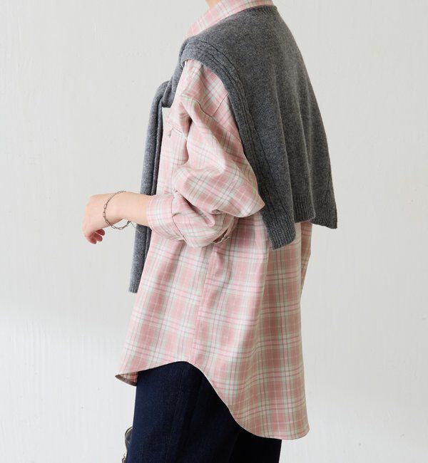  「メタルボタンチェックシャツ」|シャツ・ブラウス|