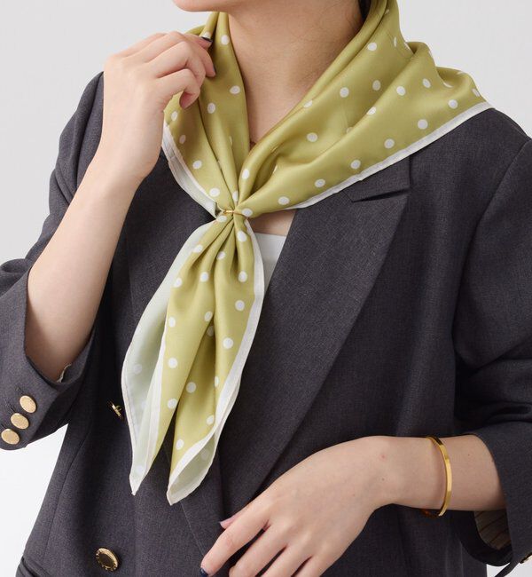  「【PAPILLONNER/パピヨネ】ドットスカーフ」|Tシャツ・カットソー|マスタード