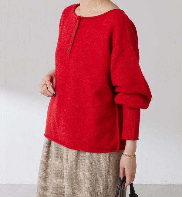  「2WAYヘンリーネックニット」|ニット・セーター|