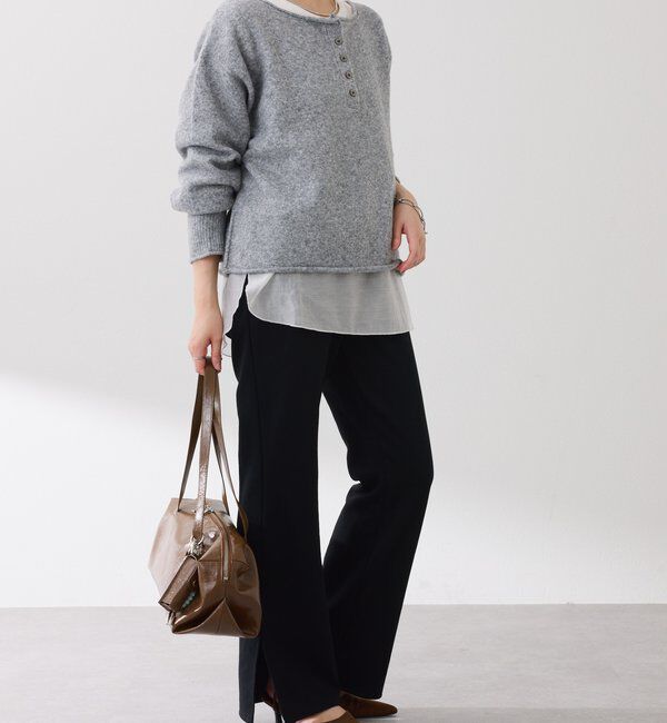 「2WAYヘンリーネックニット」|ニット・セーター|