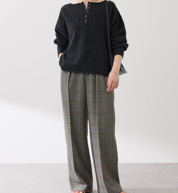  「2WAYヘンリーネックニット」|ニット・セーター|