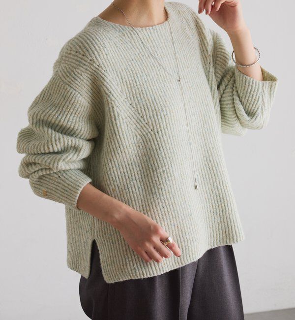  「ラメノット2WAYニット」|ニット・セーター|