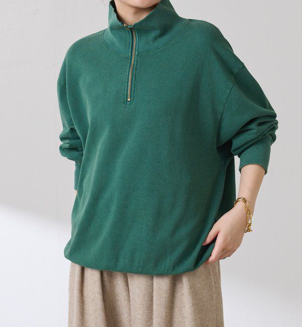  「ハーフジップスウェット」|Tシャツ・カットソー|