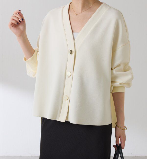  「メタル釦ジョーゼットカーディガン」|Tシャツ・カットソー|