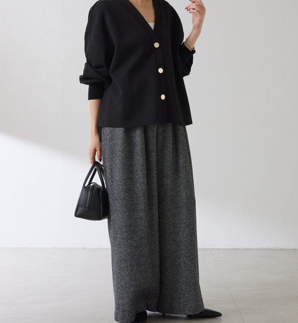  「メタル釦ジョーゼットカーディガン」|Tシャツ・カットソー|