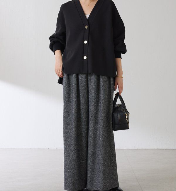  「メタル釦ジョーゼットカーディガン」|Tシャツ・カットソー|