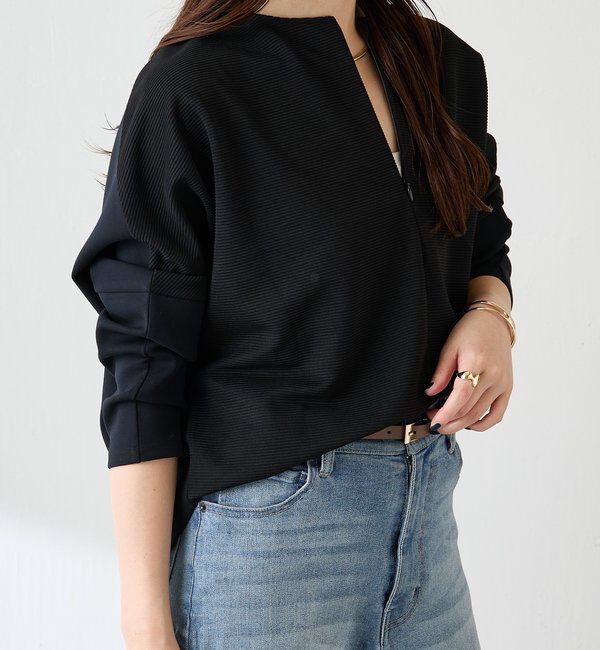  「リップルコンビダンボールプルオーバー」|Tシャツ・カットソー|