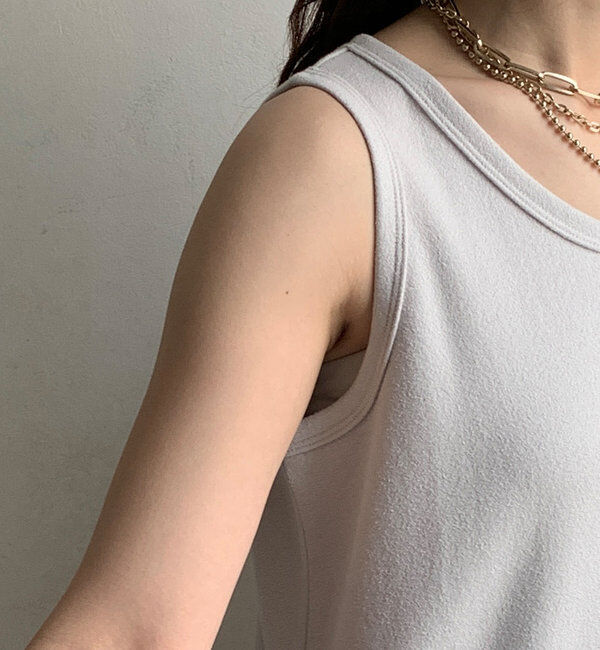  「【全骨格細見え】ブークレーダンボールタンクワンピース」|ワンピース|