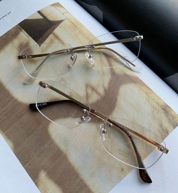  「フレームレスサングラス＋ケースセット」|サングラス|