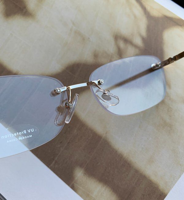  「フレームレスサングラス＋ケースセット」|サングラス|