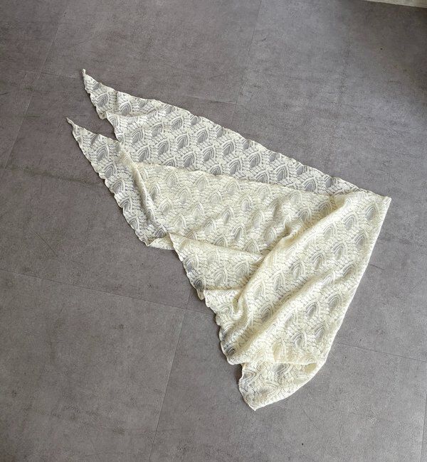  「起毛レースストール」|マフラー|