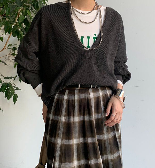  「スキッパープルオーバー」|ニット・セーター|