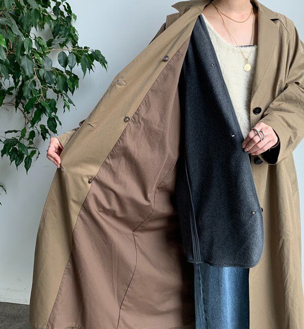  「ライナー付ロングトレンチコート」|その他|