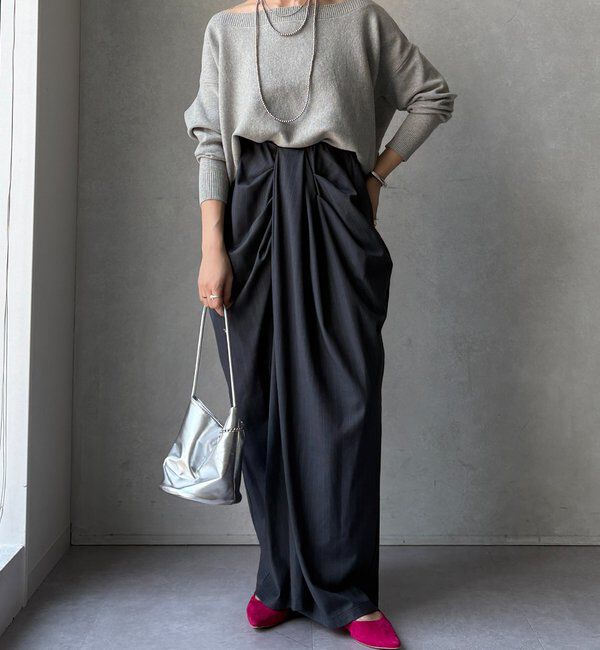  「ボートネックプルオーバー」|ニット・セーター|