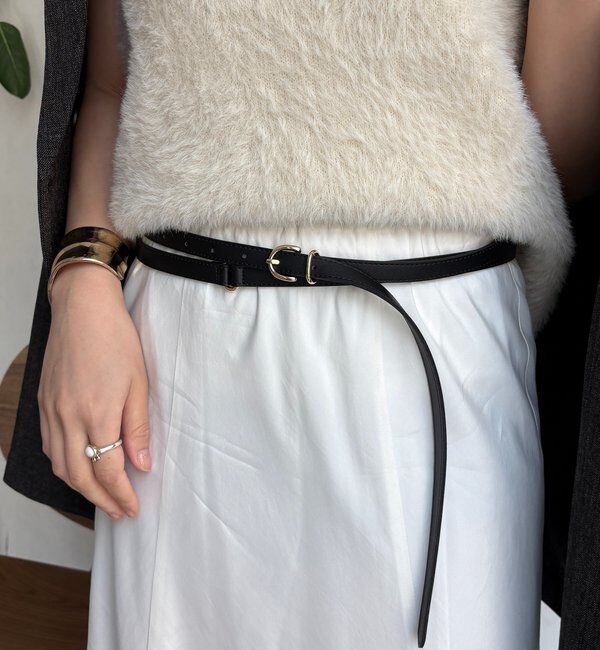  「2重ロングベルト」|ベルト|ブラック