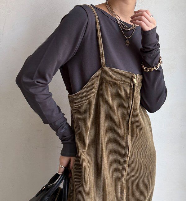  「【WEB限定】ウォームロンTEE」|Tシャツ・カットソー|チャコールグレー