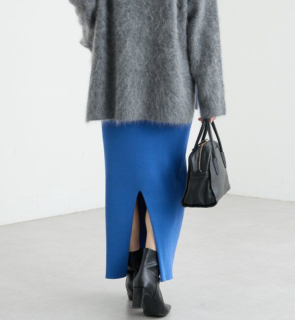  「【マイナス3kg/レビュー高評価☆】リブタイトスカート」|スカート|