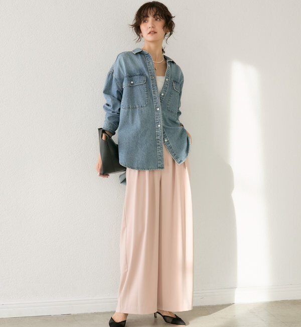  「【ベストセラー】【MONN.:.(モン)】ビッグデニムシャツ」|シャツ・ブラウス|