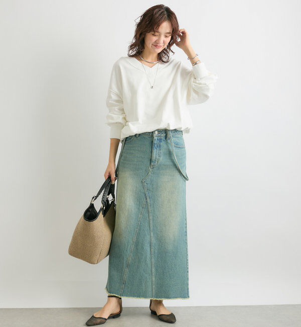  「【秋カラー登場】2wayスウェット」|Tシャツ・カットソー|