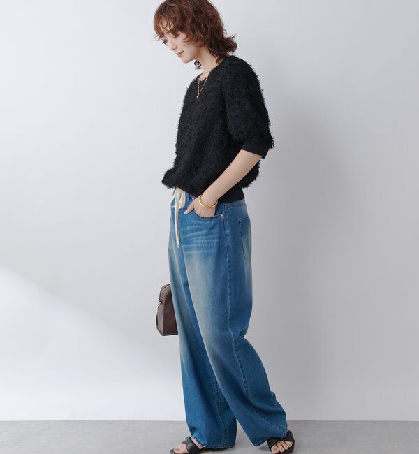  「【着映え】リブ付きフリンジブラウス」|シャツ・ブラウス|