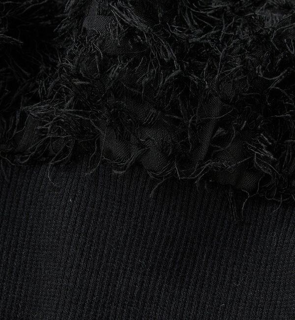  「【着映え】リブ付きフリンジブラウス」|シャツ・ブラウス|