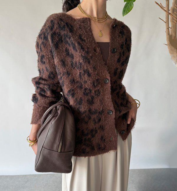 「レオパードシャギーニット」|ニット・セーター|