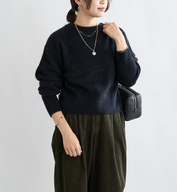  「【上質素材】ヘアリーヤーン2wayカーディガン」|カーディガン|