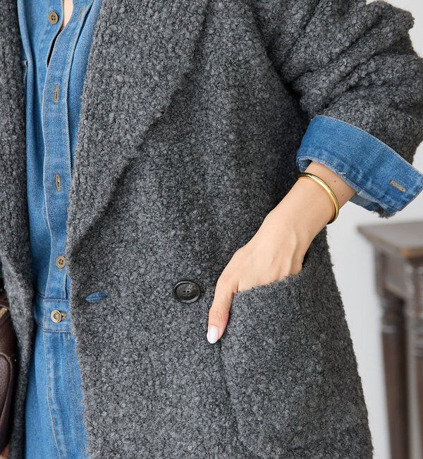  「【インフルエンサーYossshiiii企画】ボアライクコーディガン」|カーディガン|