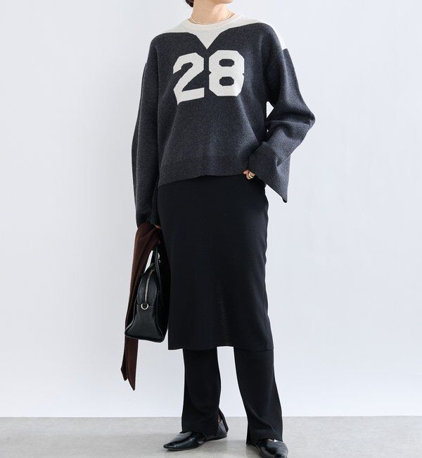  「【a Nice （ア ・ニース）】ナンバリングニット」|ニット・セーター|