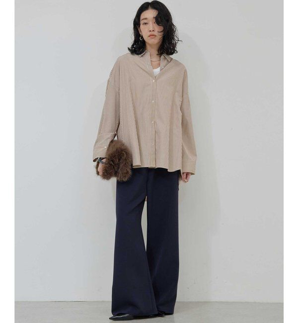  「【CHIKAコラボ】【美脚パンツ】ワイドドロストパンツ」|その他|