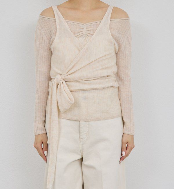  「【アンサンブル対応】カシュクールニット」|ニット・セーター|