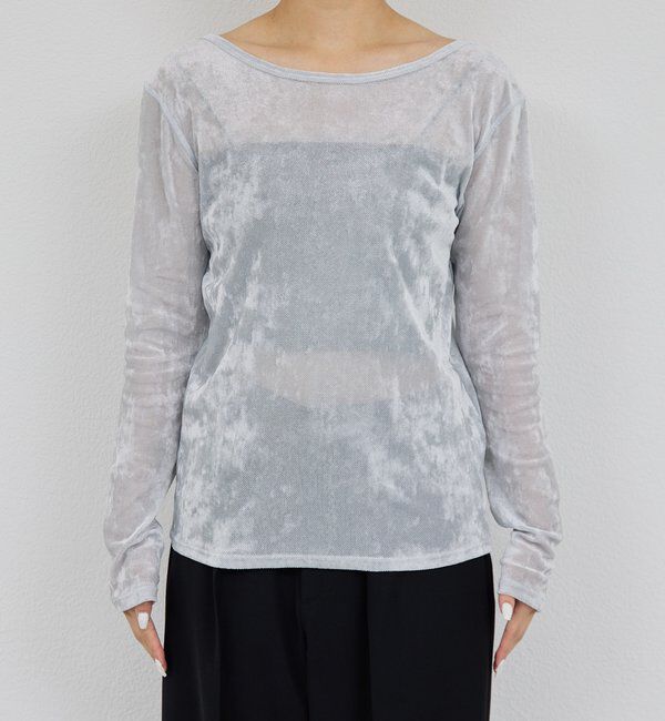  「【2WAY】メッシュフロッキーロンＴ」|Tシャツ・カットソー|